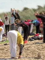 Normandy Beach Yoga