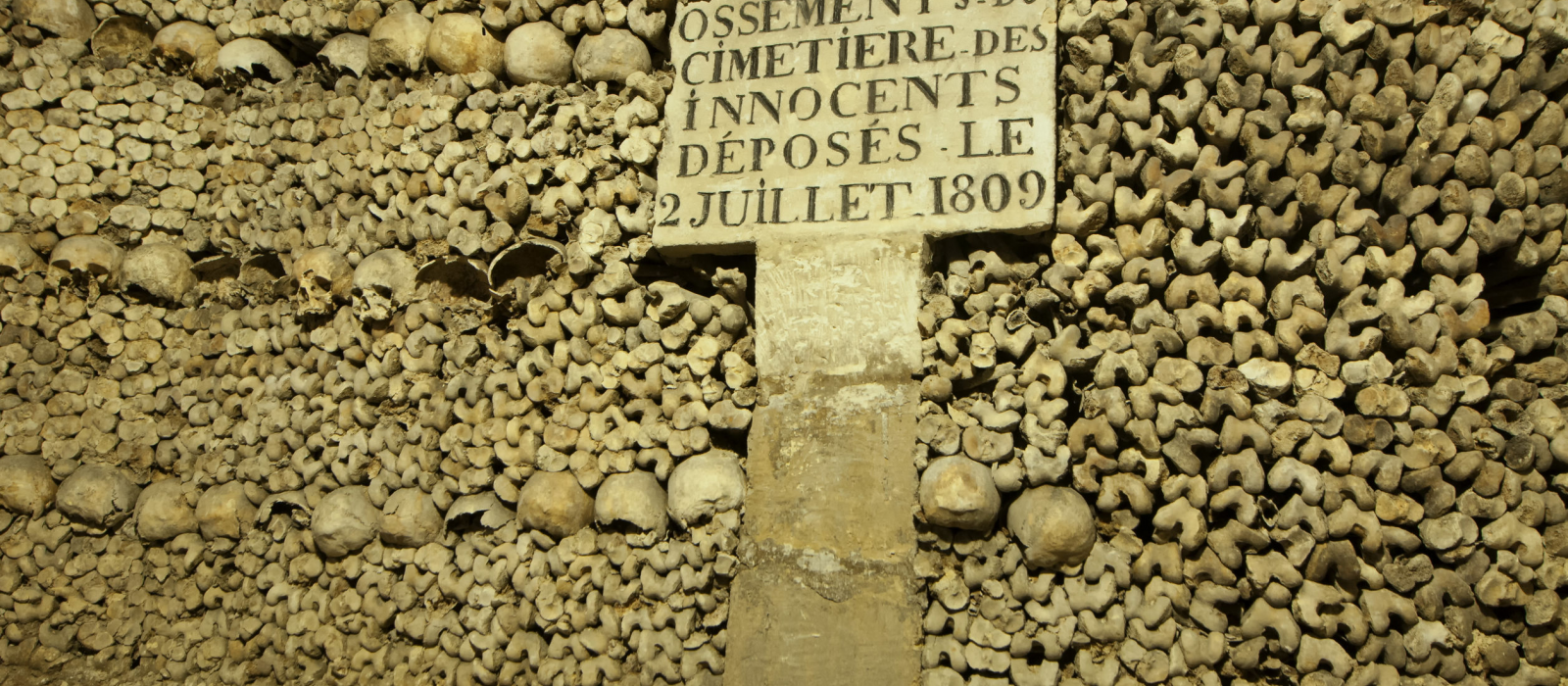 Les catacombes de Paris, un lieu qui intrigue