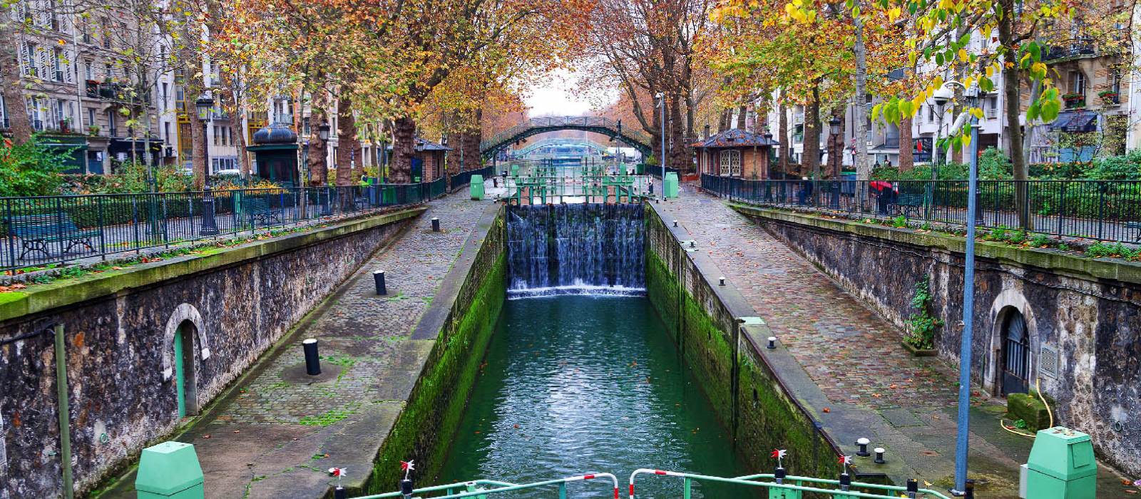 Paris, le canal Saint-Martin et la Villette