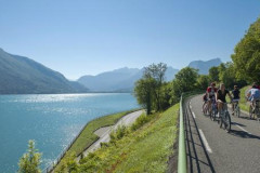 tour du lac d'Annecy en vélo