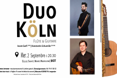 Concert de musique classique à Biot - Mercredi 2 septembre 2020