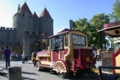 Le petit train de la Cité de Carcassonne