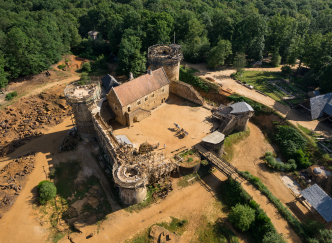 Le chantier médiéval du château de Guédelon