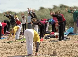Normandy Beach Yoga
