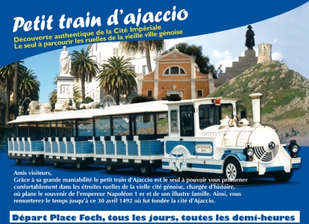 Visites Guidées - Petit Train d'Ajaccio - Ajaccio Tourisme